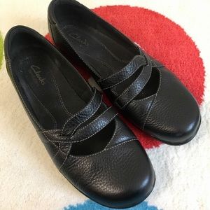 Clark’s Black Leather Comfort Loafer
